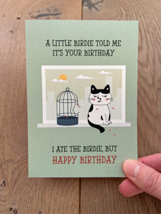 #1 – A little birdie …